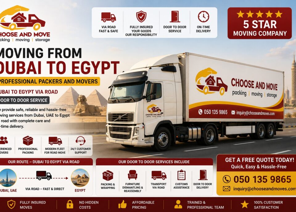 dubai to jordan relocation made easy with choose and move
