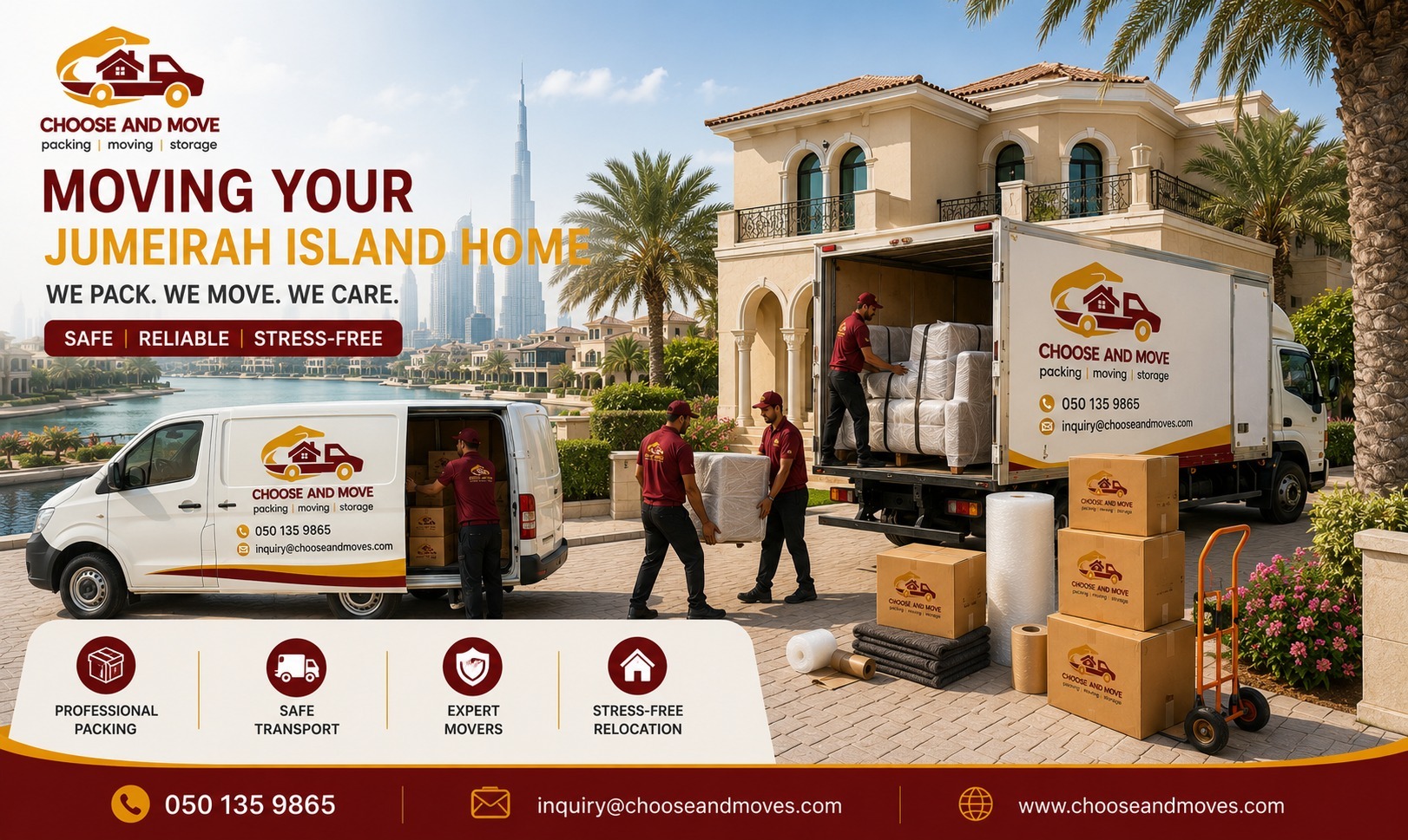 Jumeirah island | Choose and Move jumeirah island relocation