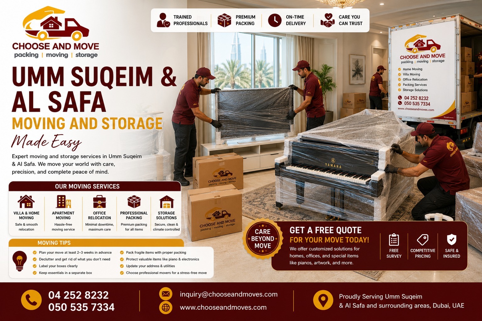 Umm Suqeim Al Safa Moving and Storage Made Easy | Choose and Move umm suqeim & al safa moving and storage made easy