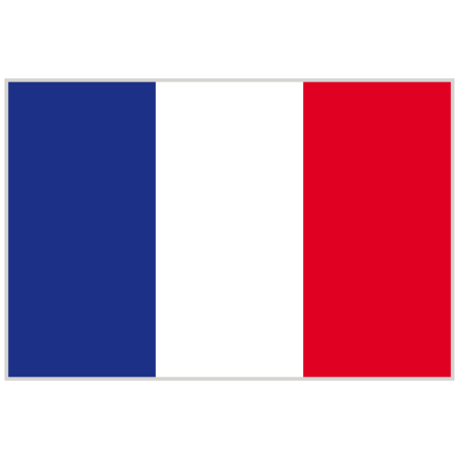 flag of france: vertical blue, white, and red stripes.